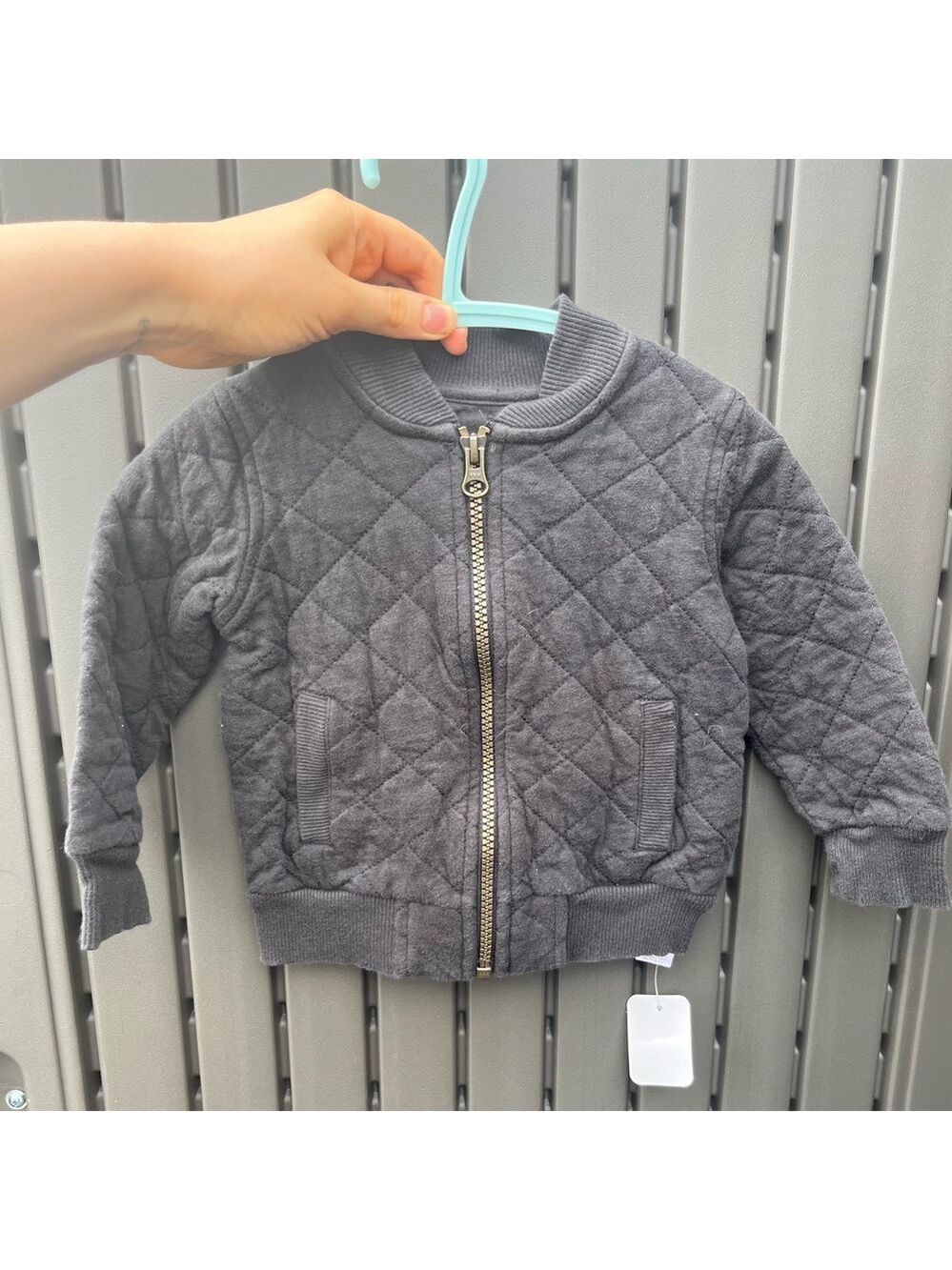 🩵4/$20 Joe Fresh Charcoal Quilted Jacket